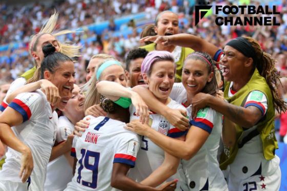 アメリカ女子代表がワールドカップ2連覇達成。欧州王者オランダを2-0で下し4度目の栄冠【女子W杯】 - フットボールチャンネル